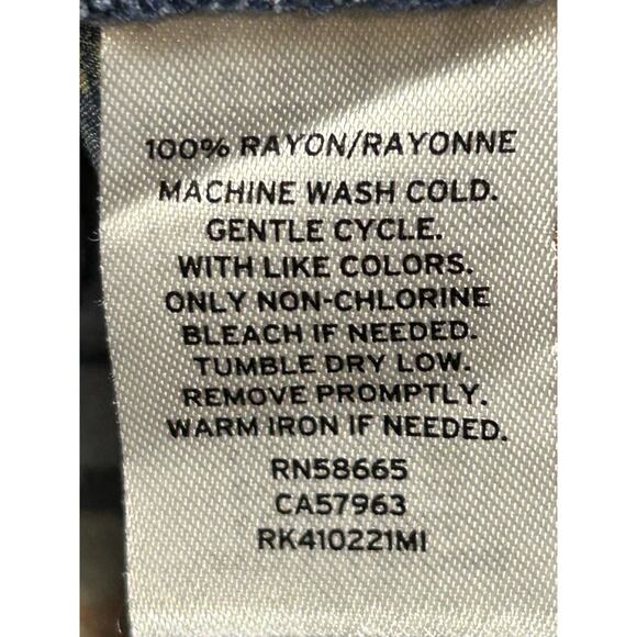 Susina Shirt Dress Womens Small‎ Sleeveless Casual Blue Summer Flowy Relaxed - Picture 5 of 7